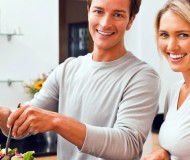 couple cooking