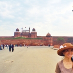 Red Fort in New Delhi where the Mughal Emperor resided.