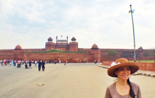 Red Fort in New Delhi where the Mughal Emperor resided.