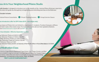 Pilates at Fitness Arts in Palatine, IL